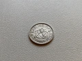 3 пенса 1940, 3 пенса 1941, 1 шилинг 1924 - Великобритания - Сребро, снимка 4
