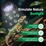 LED UVB осветление за терариум Hygger Zoo с таймер (UVA/UVB/Night mode), снимка 5