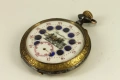 1900's REGULATEUR С Локомотив 68мм Джобен Часовник Син Емайл, снимка 10