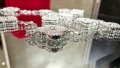 Van Cleef & Arpels VCA 20 Motifs Silver Diamonds Vintage Alhambra Long Clover Дамско Колие, снимка 6