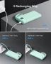 Преносима батерия (power bank) VRURC, модел T1116, с капацитет 10000 mAh и вградени кабели , снимка 7