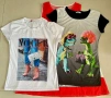 Moschino Terranova Disney Сет употребявани дрехи - тениски и рокля, снимка 2