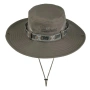 Мъжка bucket шапка каки с мрежа и бродерия Etura_1235482, снимка 2
