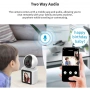 AI Интелигентна IP камера с дисплей, Wi-Fi, двупосочно аудио и нощно виждане Бебефон, снимка 5