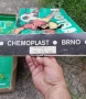 Стар Соц (1979г) Футбол на Chemoplast Brno в много добро и запазено състояние за годините си., снимка 4