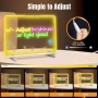Нова LED дъска за писане с 3 светлинни ефекта за съобщения рисуване кафе офис детска стая, снимка 5