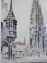 Оригинална графика 1930 Професор Фридрих Гьортис Уникална, снимка 10