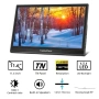 Thinlerain 11.6 инчов преносим портативен HDMI монитор 1366 x 768 LED, снимка 11