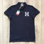 НОВА оригинална тъмно синя памучна поло тениска с яка TOMMY HILFIGER JEANS размер L от САЩ, снимка 1