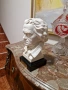 Рядък антикварен немски порцеланов бюст на Бетовен- Goebel , снимка 4