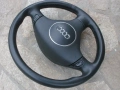 Волан с айр-бег - трилъчев, кожен, оригинален Audi A3,A4,A6,A8 !, снимка 7