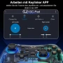 Безжичен геймпад Xtrike Me GP-52 с прозрачен корпус и RGB осветление, снимка 6