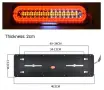 Стопове LED с Бягаща светлина 12/24V 46см комплект, снимка 2