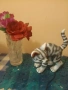 Порцеланова котка за декор, снимка 2