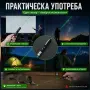 Мощен зелен лазер пойнтер показалка на батерии за котки кучета презентации играчка с приставка деца, снимка 3