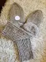 Ръчно плетени мъжки чорапи от вълна. Размер 44, снимка 17