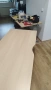 Бюро 70/140см височина 73см с метални крака цбят светъл избелен дъб, офис маса 2бр, снимка 13