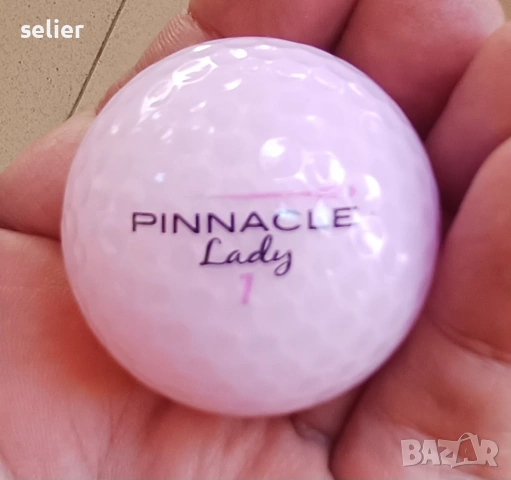 топка за голф Pinnacle Lady в светлорозов цвят. Тези топки са специално проектирани за дами, като пр, снимка 3 - Голф - 54405067