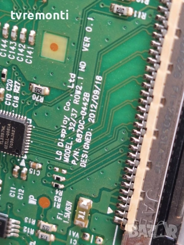 TCon BOARD 6870C-0442B 6871L-3203 ,for 32inc DISPLAY VES315WNDL-2D-N11 ,JVC модел LT-32V250, снимка 2 - Части и Платки - 54711248
