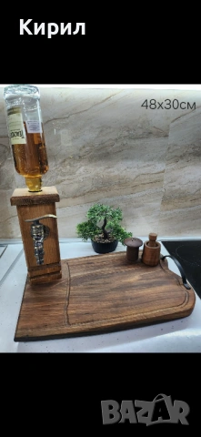 Диспенсъри за алкохол от Орех, снимка 4 - Други стоки за дома - 49424148