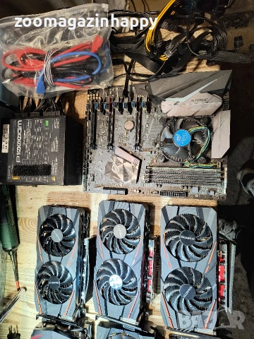 Копачка mining rig, снимка 2 - Видеокарти - 54399153