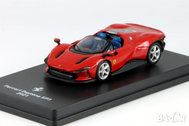 Ferrari Daytona SP3 2021 - мащаб 1:64 на IXO/Altaya моделът е нов в PVC дисплей-кейс