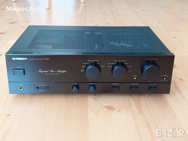 Усилвател Pioneer A-447, снимка 2 - Ресийвъри, усилватели, смесителни пултове - 54349701