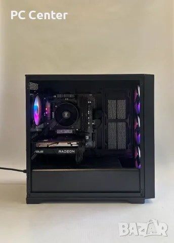 Геймърски компютър AMD Ryzen 5 4500, RX 7600 8GB, 16GB ram, снимка 2 - Геймърски - 55667148