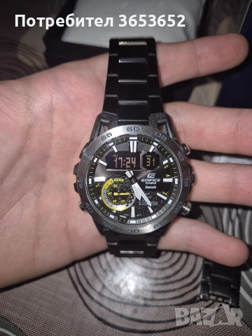 Чисто нов!!! Casio edifice ECB-40 часовник, снимка 4 - Мъжки - 54803477