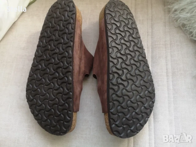 Birkenstock N 46 като нови, естествена кожа, модел Arizona, снимка 4 - Мъжки чехли - 54790798