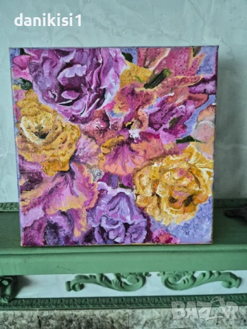 Авторска картина маслени бои, снимка 2 - Картини - 54326788