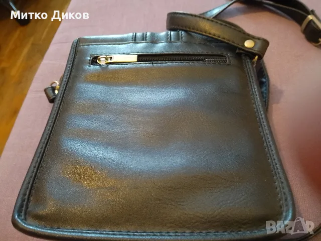 Арт маркова чанта за през рамо нова естествена кожа 20х17 х13см, снимка 3 - Чанти - 55300177