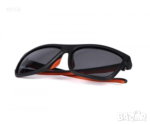 Очила Fox Collection Black Orange Shades с UV400 защита Gray Lens, снимка 2 - Екипировка - 54936997