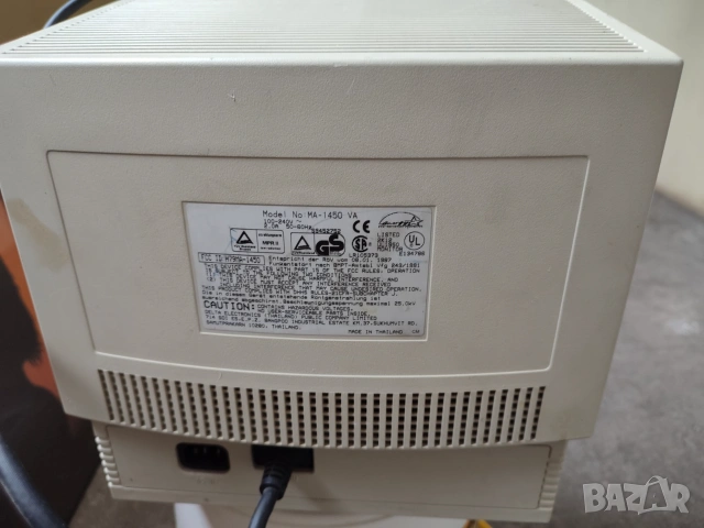 Антика Монитор CRT SVGA RENO3 MA-1450 VA за ретро компютри, снимка 3 - Монитори - 55135189