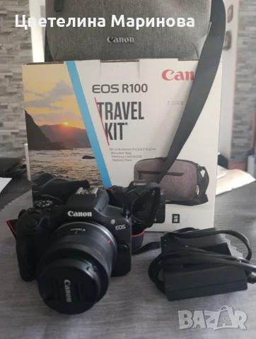 Фотоапарат Canon EOS R100, снимка 5 - Фотоапарати - 55356562