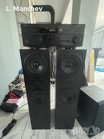 Аудио система Yamaha NS-G40MK2 & RX-V473, снимка 2 - Ресийвъри, усилватели, смесителни пултове - 55436522