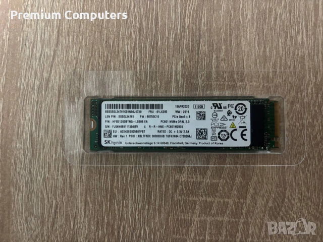 ССД/SSD SK hynix PC601 512GB M.2 NVMe PCIe