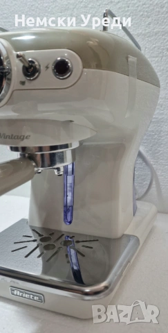 Кафемашина Ariete Vintage 1389, 15 бара, бежова, 0,9л, снимка 3 - Кафемашини - 54638324