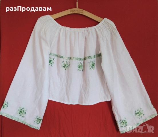 Блуза с Бродерия за Носия ~ Шевици, снимка 5 - Блузи с дълъг ръкав и пуловери - 54361840
