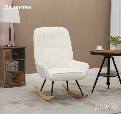 Люлеещо кресло HOMCOM, снимка 2 - Дивани и мека мебел - 55210927