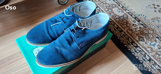 Мъжки велурени обувки от Humanic (Shoes Made in Heaven) – номер 45, с кутия
