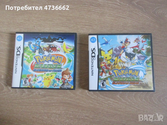 Pokemon Ranger Games Nintendo DS, снимка 2 - Игри за Nintendo - 54448153