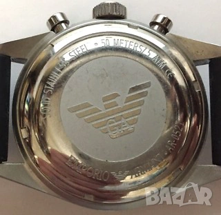 🚨 Мъжки часовник Emporio Armani Sportivo Chronograph AR-0527 оригинален, снимка 2 - Мъжки - 54885959