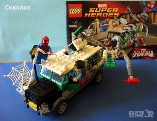 76015 LEGO Marvel Spider-Man - "Doc Ock Truck Heist", снимка 2 - Конструктори - 54743144
