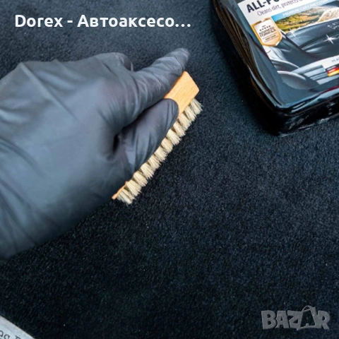 Четка за почистване на кожен салон Carbonax с естествен косъм, снимка 3 - Аксесоари и консумативи - 54562627