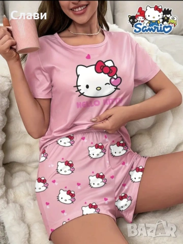 Пижама-комплект Hello Kitty , снимка 2 - Нощници - 54626362