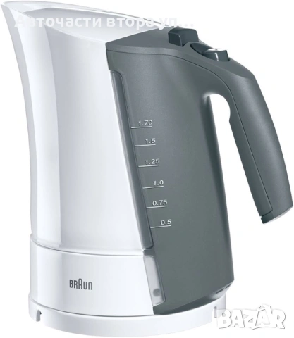 Braun WK300 1.7-литрова електрическа безжична кана за вода, снимка 2 - Кани - 54550205