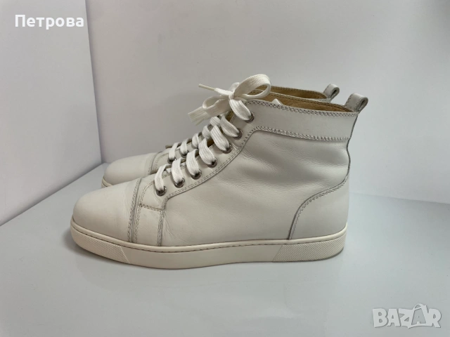 Кожени маратонки Christian Louboutin 38 Оригинал, снимка 2 - Маратонки - 54440394
