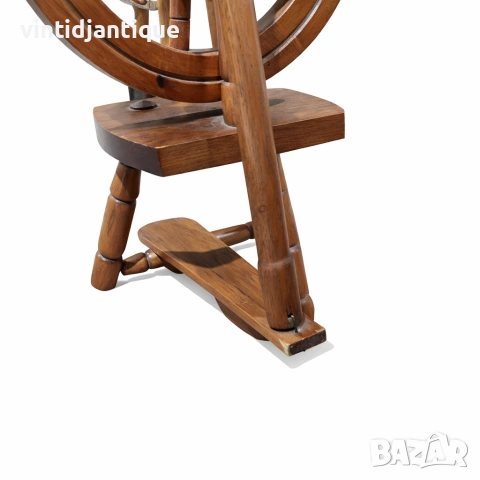 Вертикален чакрък за предене, снимка 5 - Антикварни и старинни предмети - 54110025