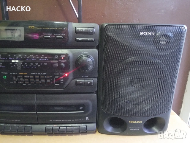 SONY CFD-560L Радио Двукасетен Дек+SONY CFD-560L Радио Двукасетен Дек+CD Плейър, снимка 4 - Радиокасетофони, транзистори - 54633212